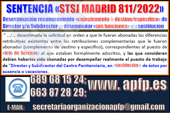 Jefe de Servicios funciones directivas