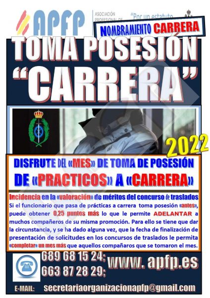 Toma posesión funcionarios de carrera
