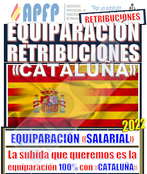 Equiparación retribuciones Cataluña 2022
