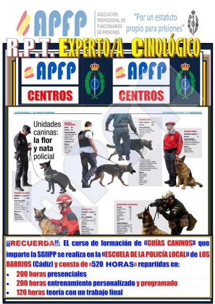 20 vacantes unidades caninas II.PP.