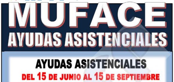 MUFACE: Ayudas asistenciales del 15 de junio al 15 de septiembre