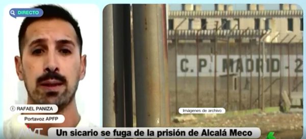 La denuncia del portavoz de la APFP tras la fuga de un sicario de Alcalá Meco: “Hay carencias de personal y falta de formación”